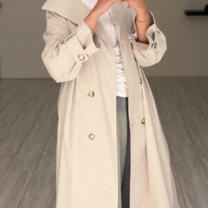 Luna Trench - Cream - الصورة 3