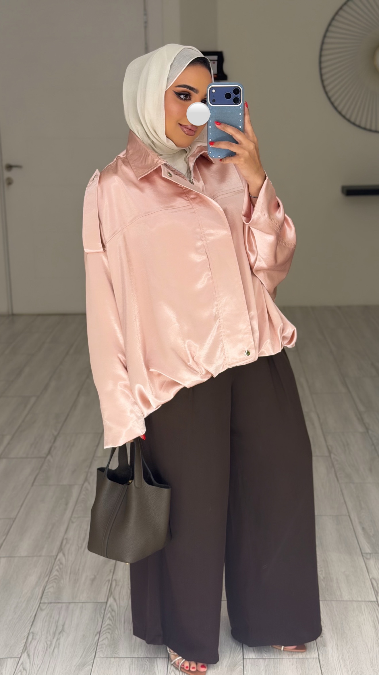 Blush Rose silk jacket - الصورة 5