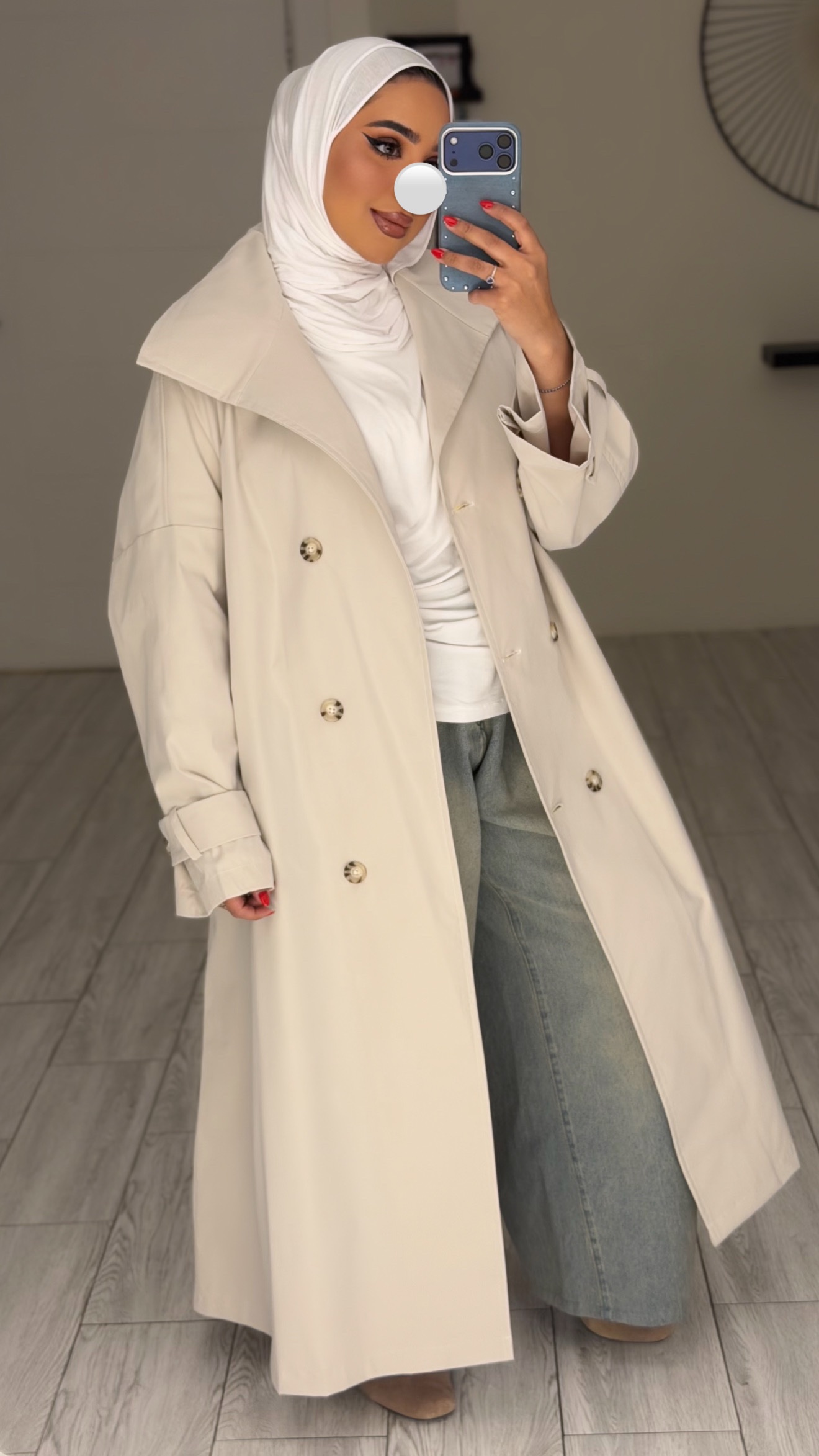 Luna Trench - Cream