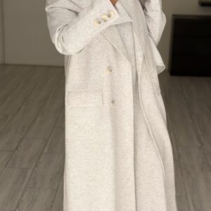 Scarf dress/Blazer - grey - الصورة 6