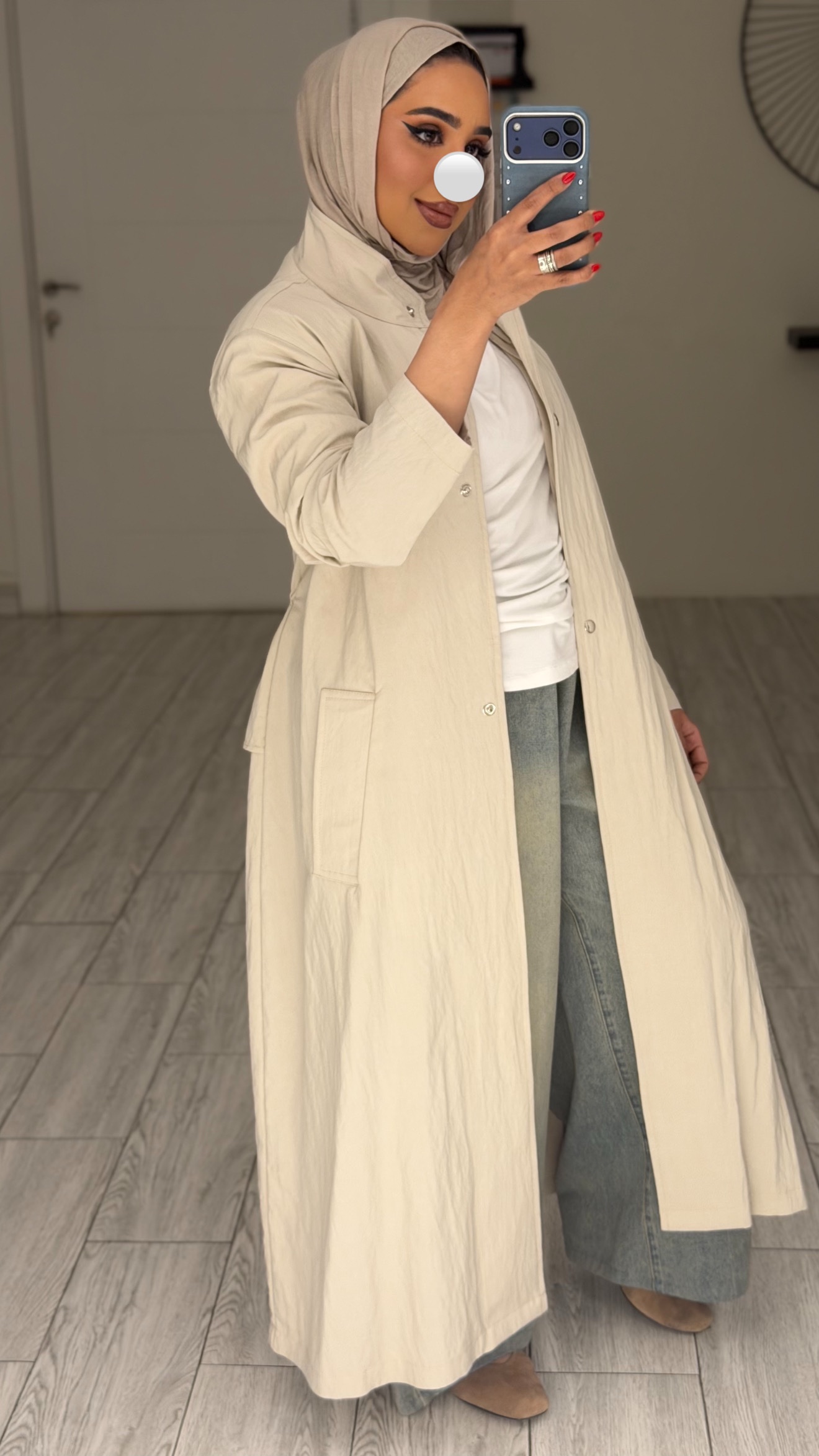 Cleo Trench - Cream - الصورة 2
