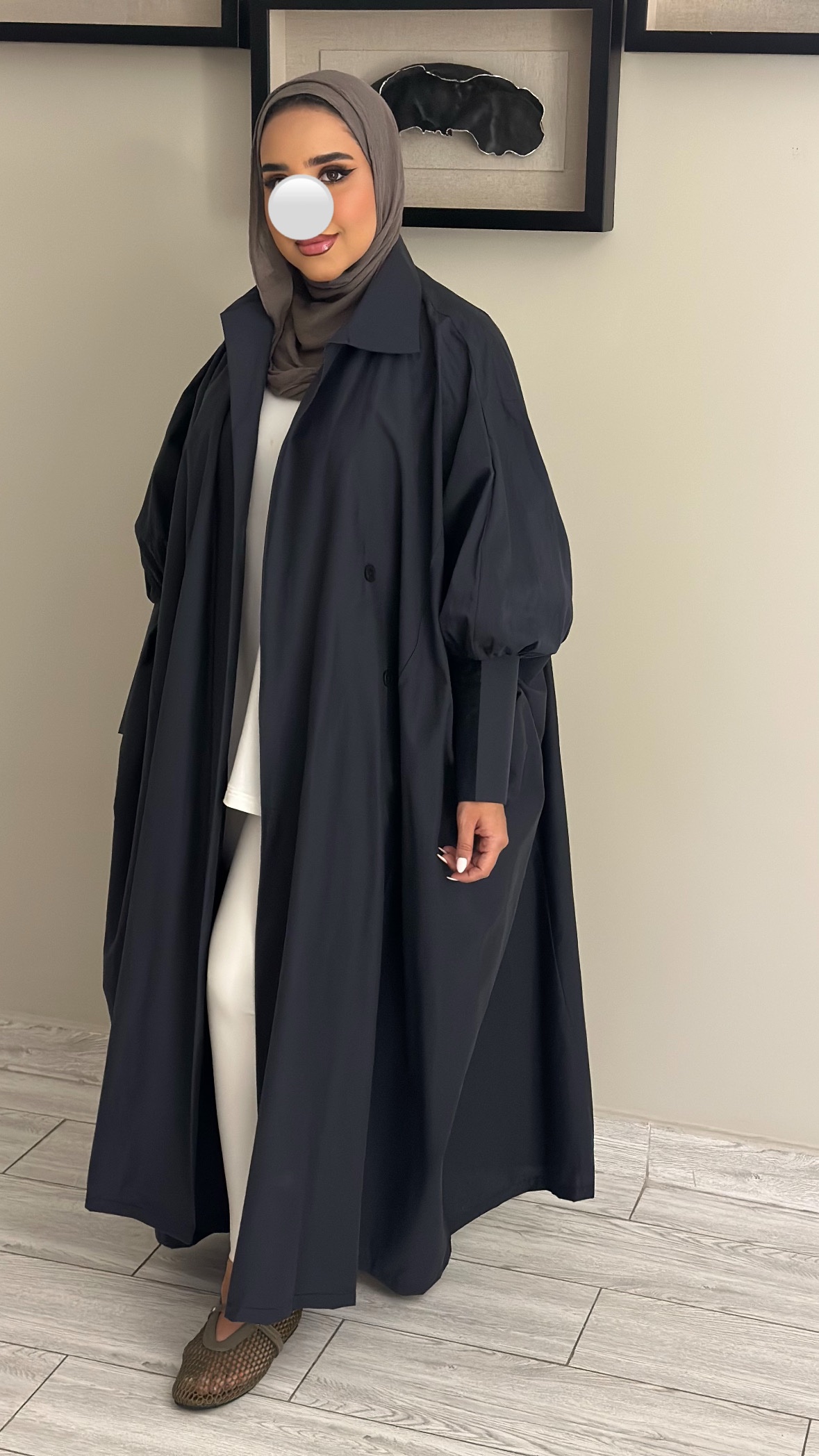 Navy trench - الصورة 3