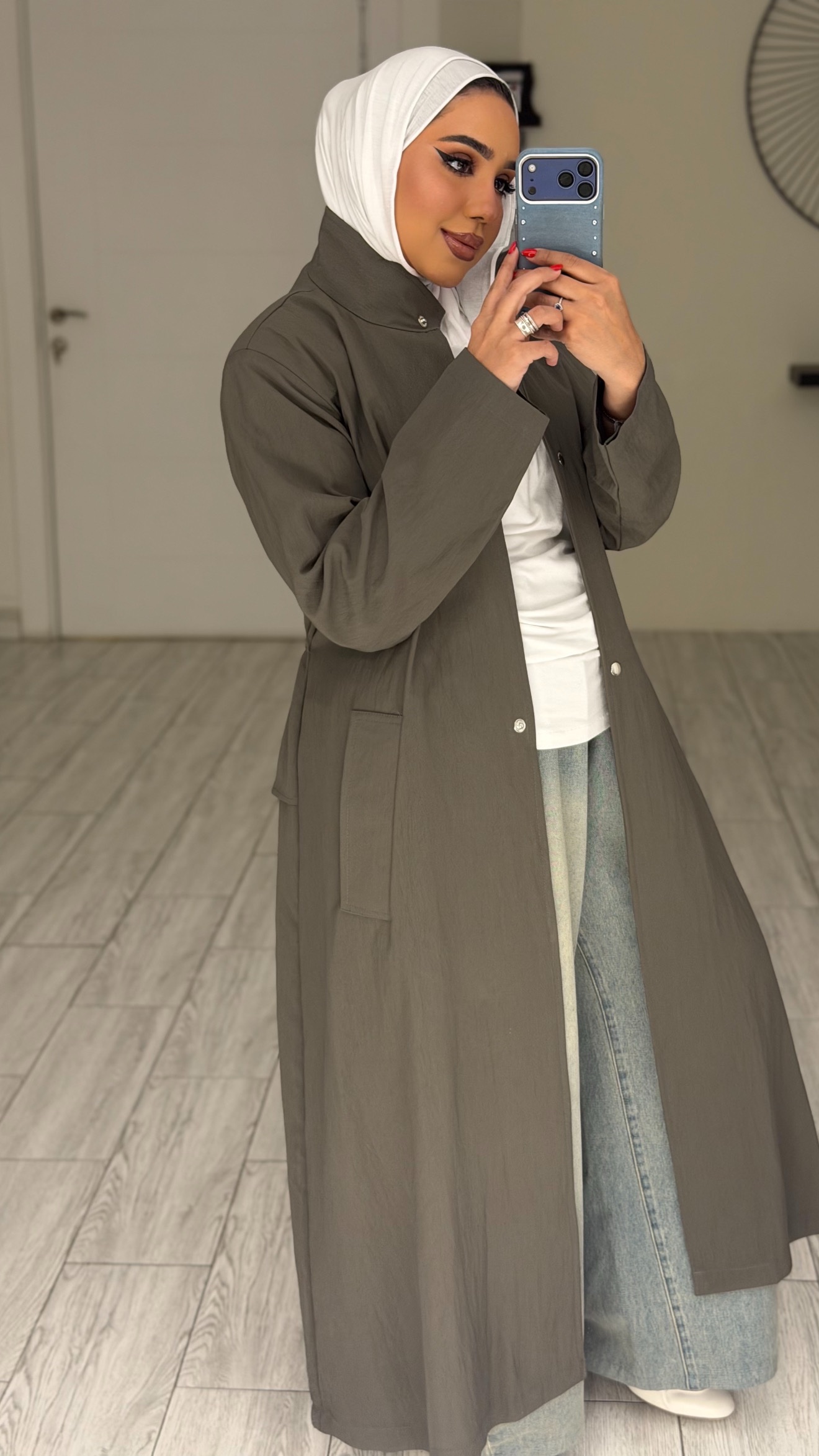 Cleo Trench - Grey - الصورة 2