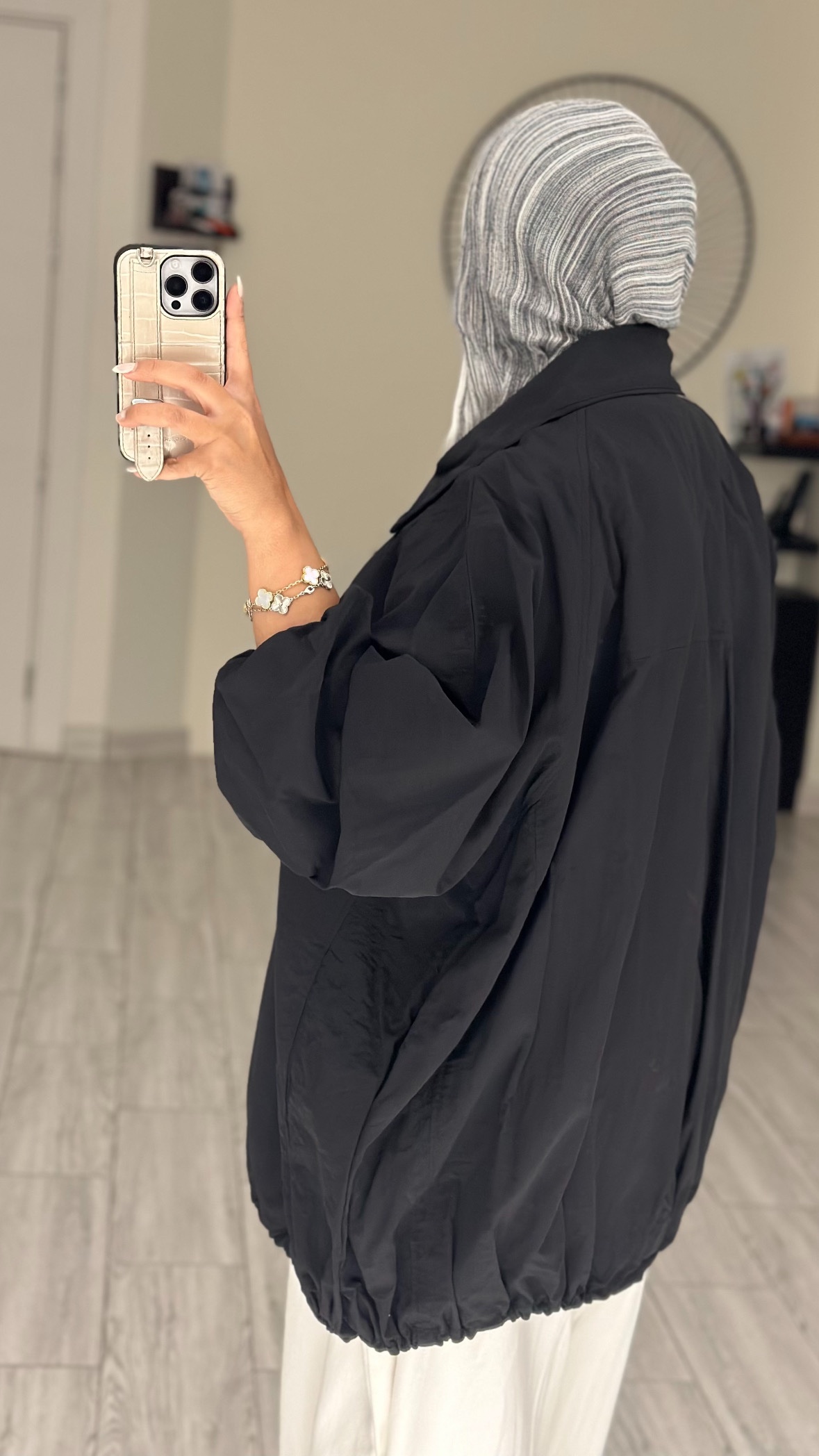 Soft edge jacket - Black - الصورة 3