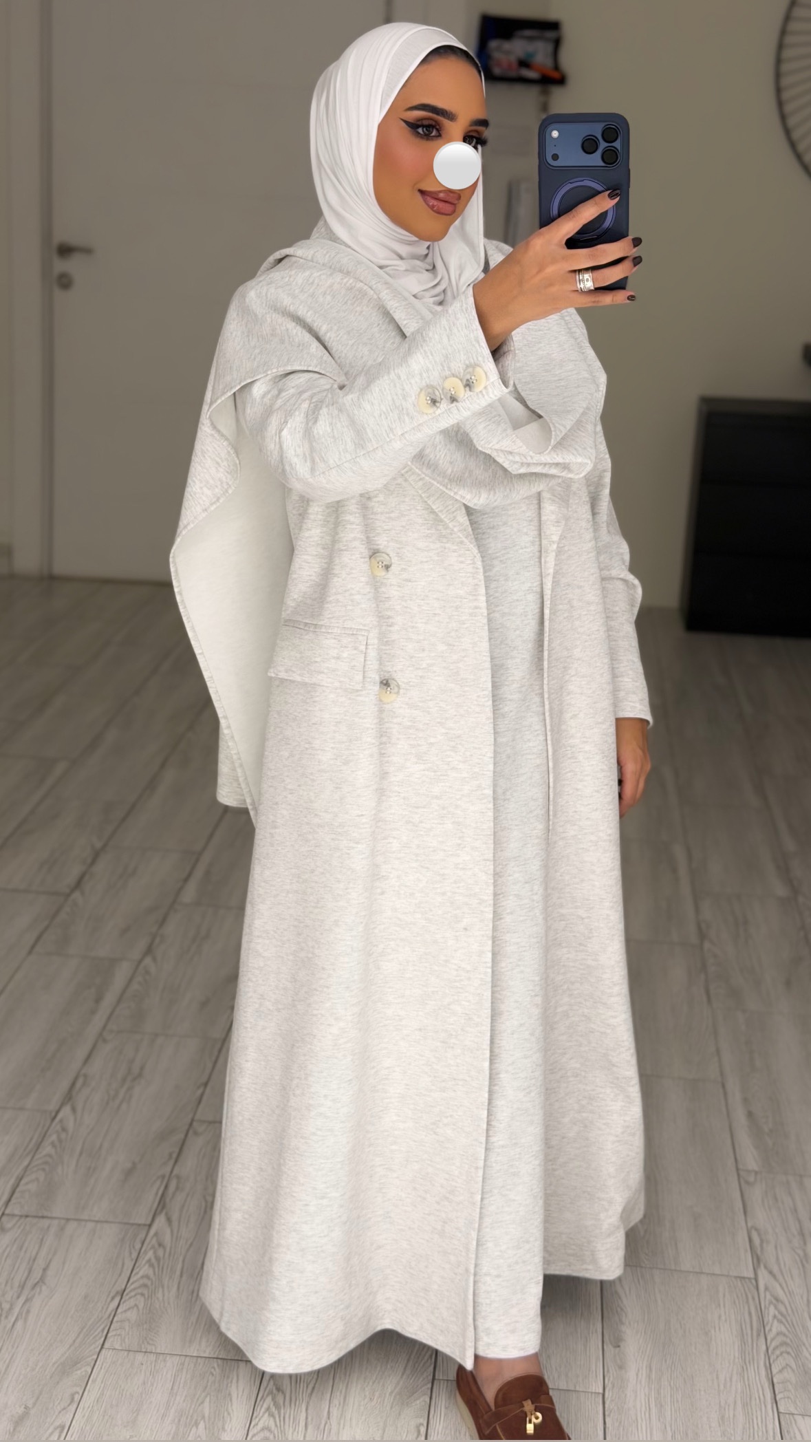 Scarf dress/Blazer - grey