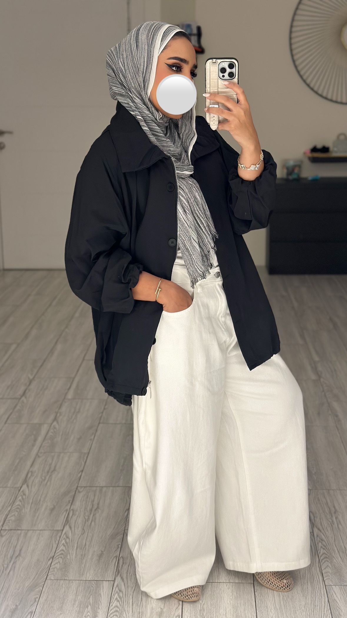 Soft edge jacket - Black - الصورة 6