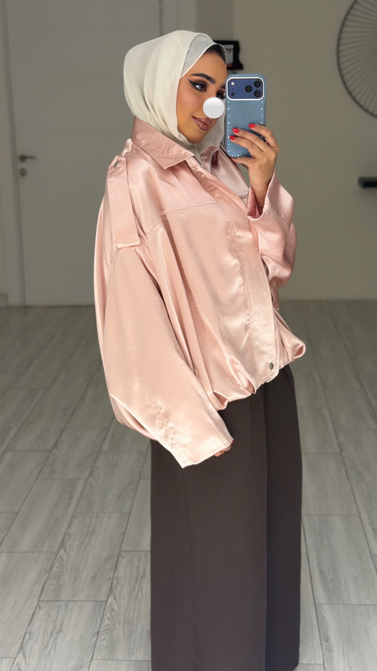 Blush Rose silk jacket
