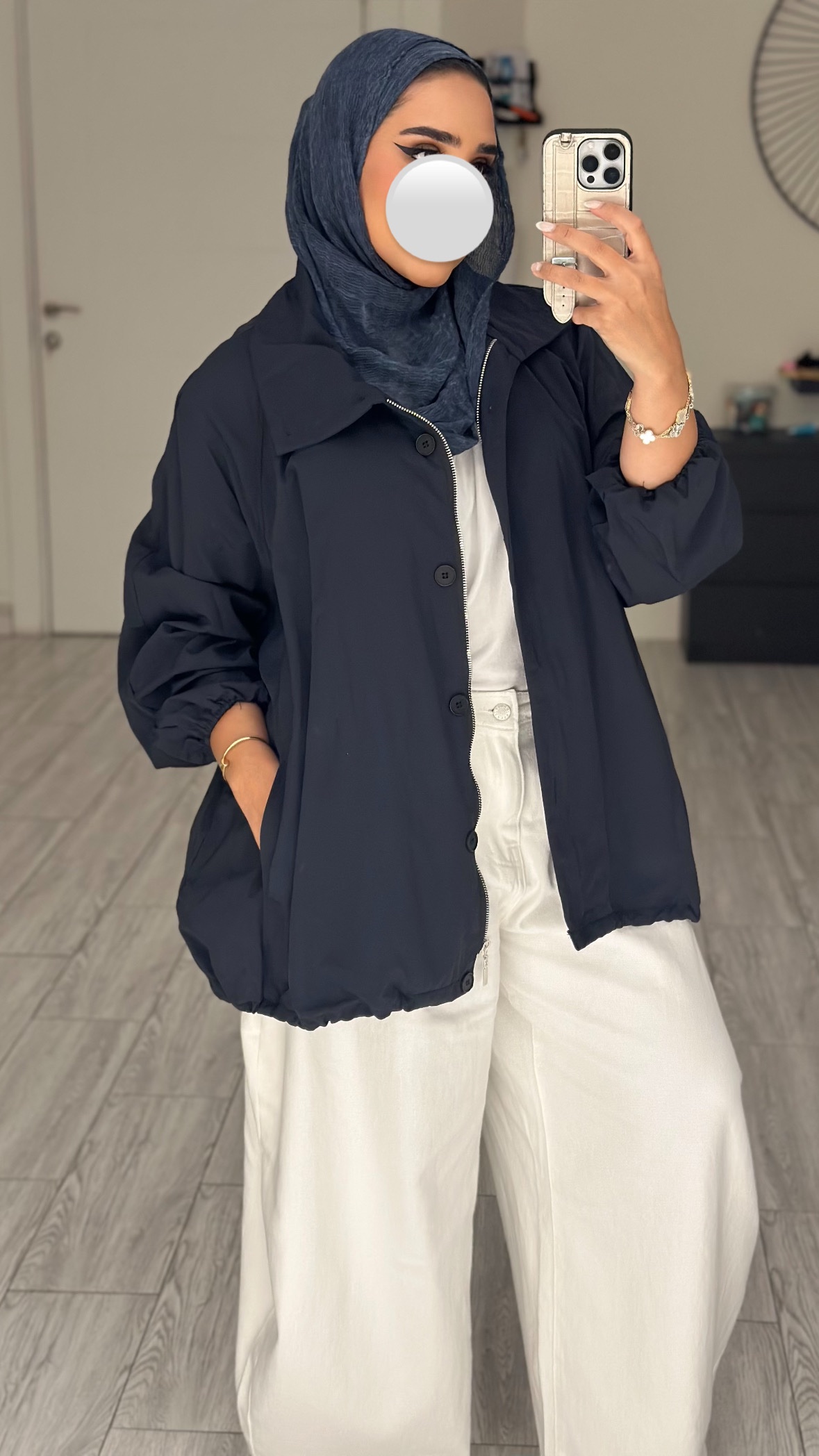 Soft edge jacket - Navy