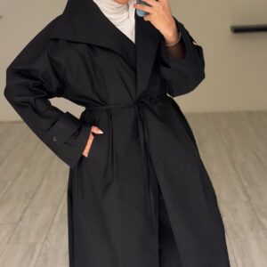 Black Aura Long Jacket - الصورة 7