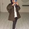 Brown oversized Jacket