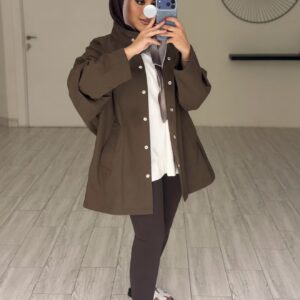 Brown oversized Jacket