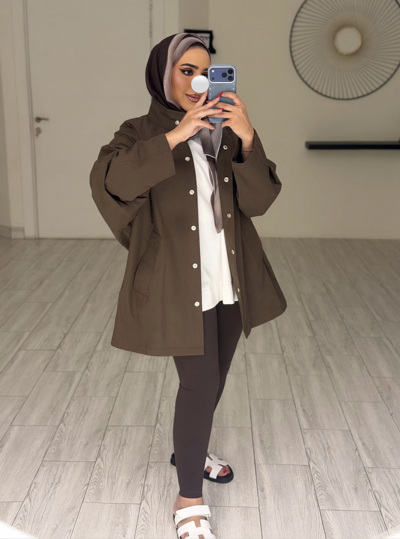 Brown oversized Jacket