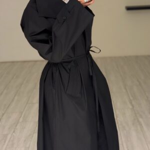 Black Aura Long Jacket - الصورة 4