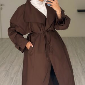 Cocoa Long Jacket - الصورة 3