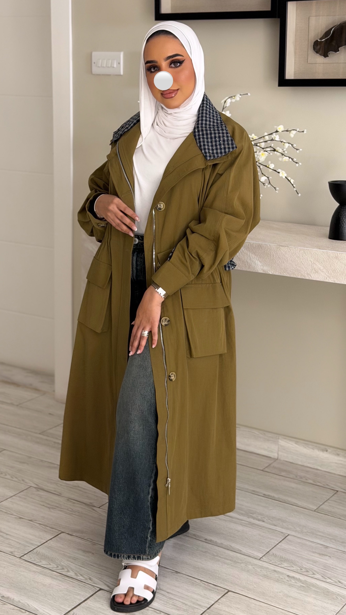 Mustard Checkline Jacket