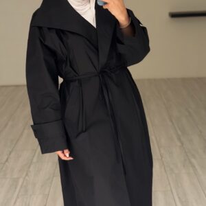 Black Aura Long Jacket - الصورة 5
