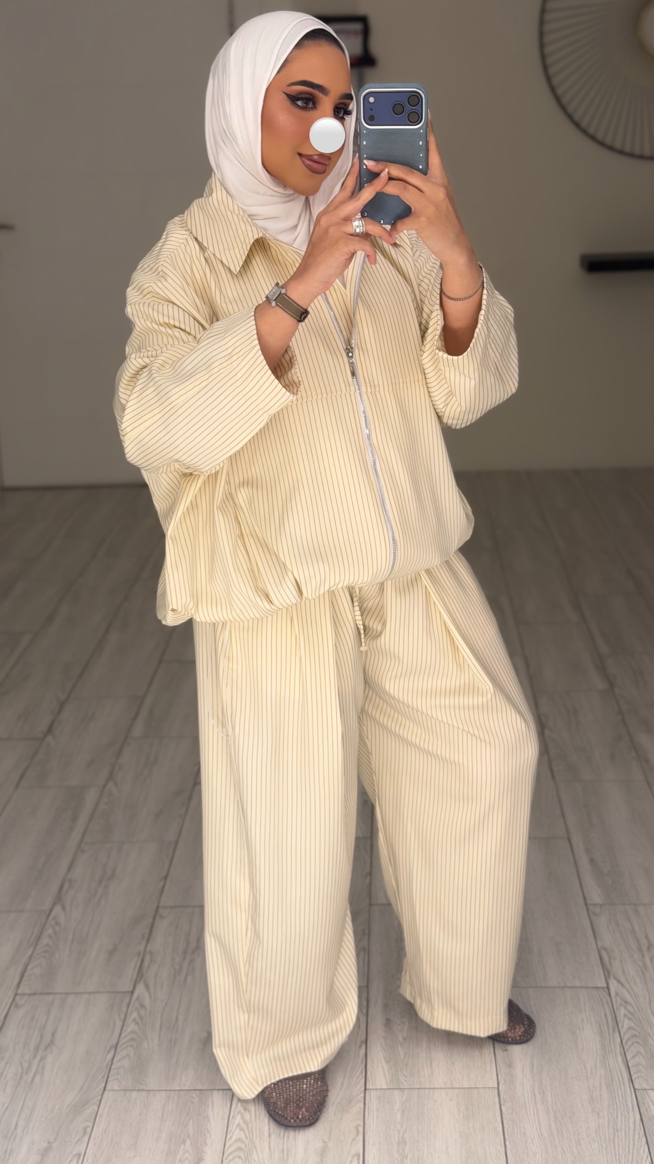 Amara set - CreamXBlack Lines - الصورة 2