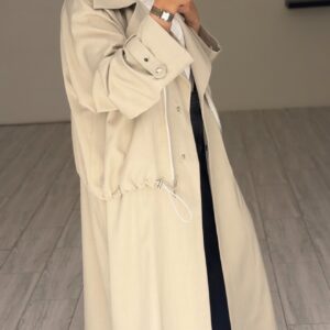 Modern long jacket - Cream - الصورة 5