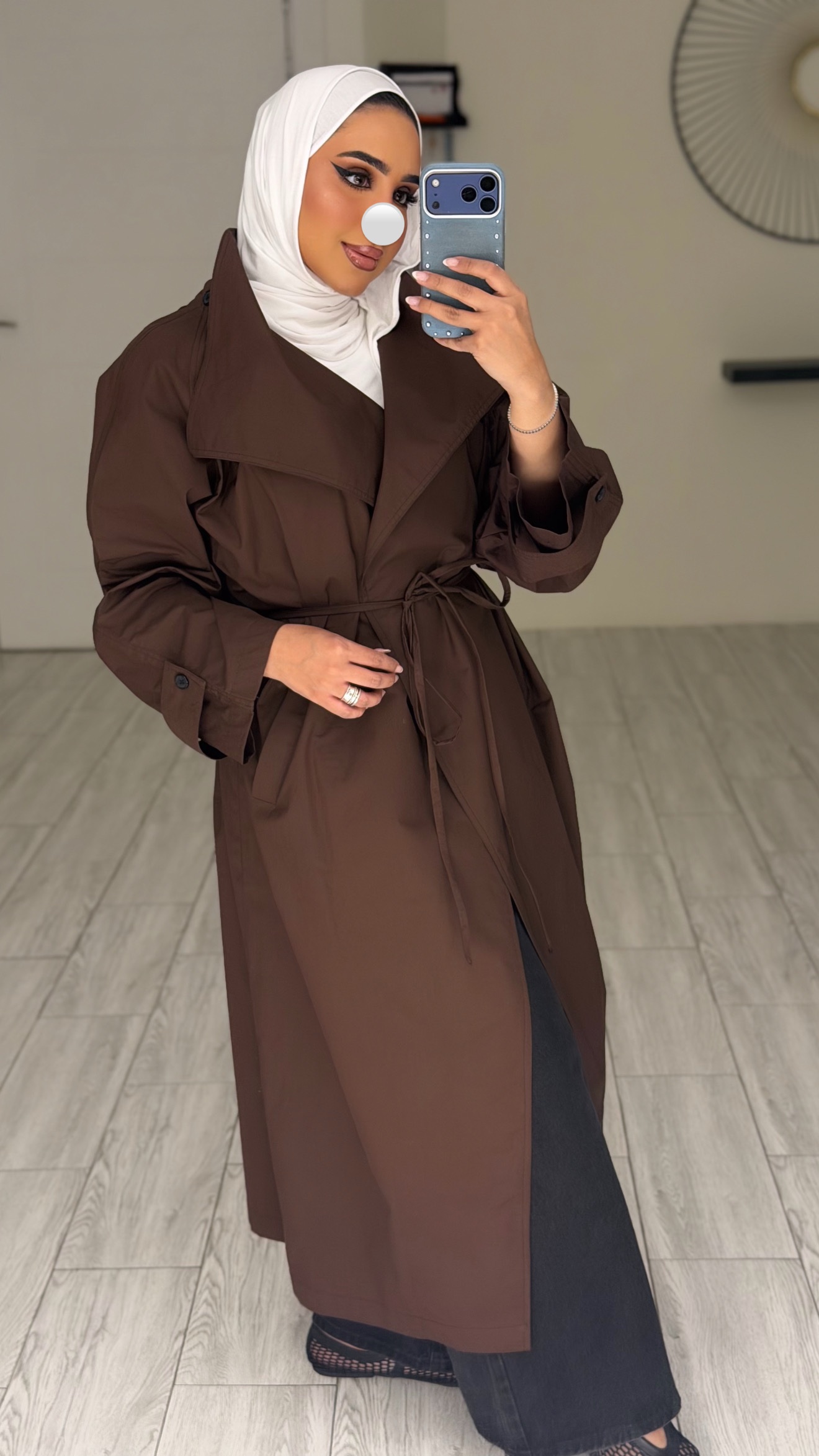 Cocoa Long Jacket - الصورة 2